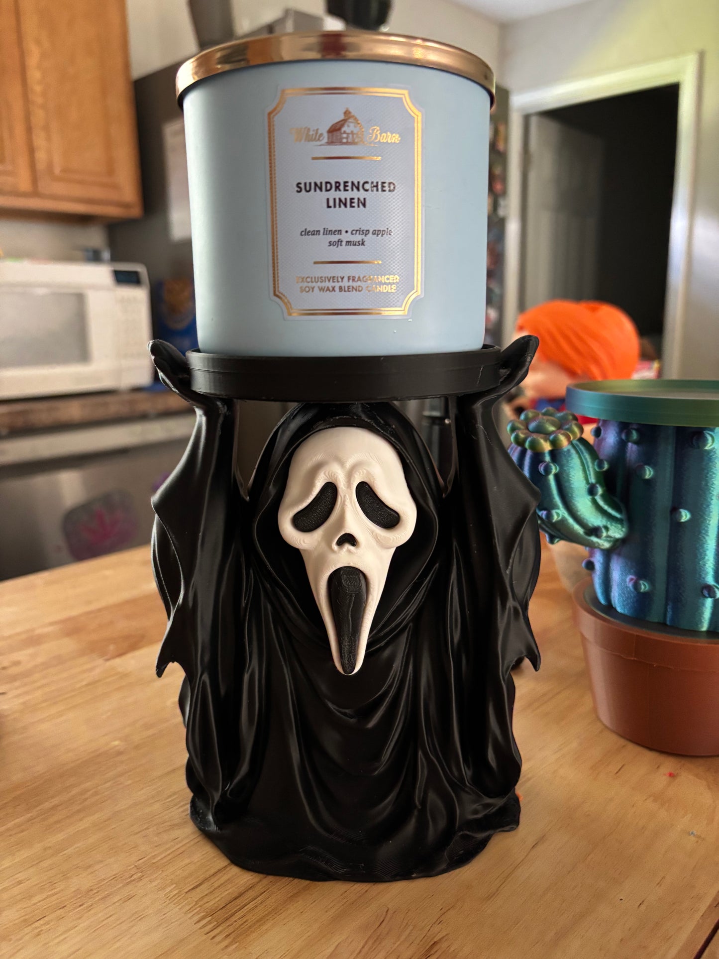 Ghostface Candle Holder